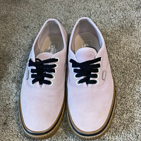 Vans Authentic Suede Gum Bottom Pink Sneakers - Picture 1 of 8
